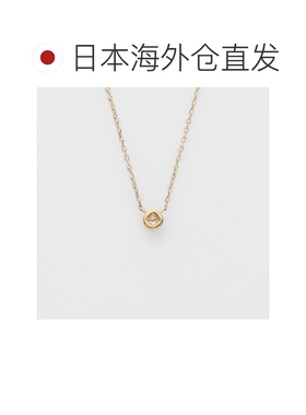 日本直邮agete K10钻石项链 0.03ct