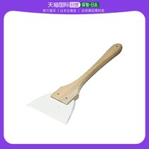 (Japanese direct mail) Kanda Kanda wooden long handle silicone scraper small number 6-149-04