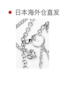 日本直邮Desigual 德诗高 女士 银色爱心链条腰带【付后1h可退】