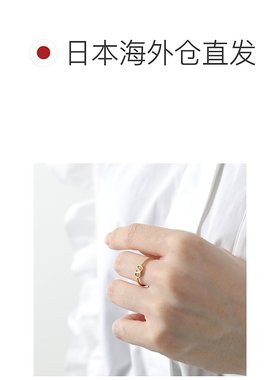 日本直邮VALENTINO 华伦天奴戒指 6W2J0X03MET 女士 V 标志金属戒