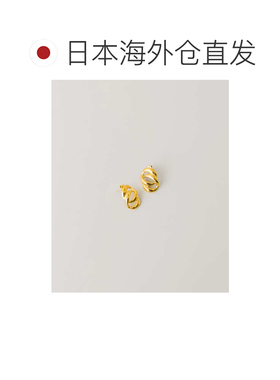 日本直邮SMELLY 不锈钢扭结链环耳环 SM263302242【付后1h可退】
