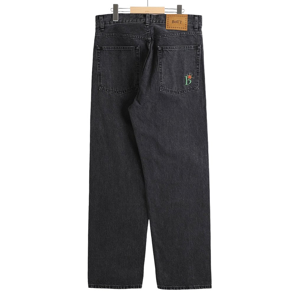 1h可退 日本直邮BOTT 男女同款经典宽松牛仔裤 BOTT24AW13 - 图2