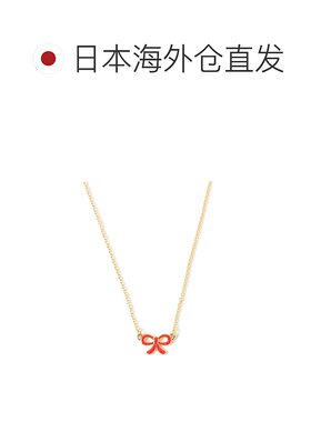 1h可退 日本直邮Ray BEAMS 女士蝴蝶结装饰项链 61441912672吊坠