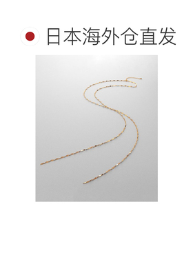 1h可退 日本直邮COCOSHNIK 女士 银色镀18K金双花瓣流苏Y型项链 7