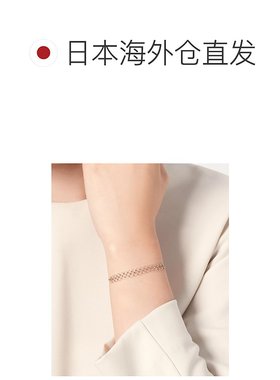 日潮跑腿Vendome K10YG黄金链式圆环扣手链 YellowGold ONE SIZE