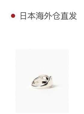 1h可退 日本直邮FIBULA 女士 天然石叠层双环戒指 简约设计 64423