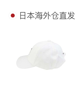 日本直邮Maison Kitsune 狐狸头标棒球帽 LM06103WW0087 P100 白