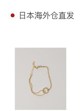 1h可退 日本直邮SMELLY 女士 不对称设计金属圈链条手链 SMA62NF0