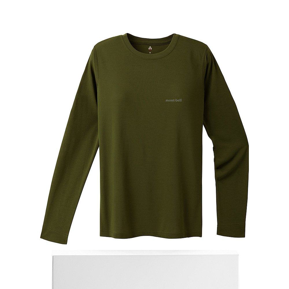日潮跑腿Montbell蒙贝欧 WIC. 女式长袖T恤 DGN XS 1114689,淘宝优惠券,粉丝福利购,淘宝优惠卷