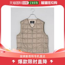 Japan Direct Mail FREAKS STORE Lady V Collar Button Light Slim Down Vest Limited Sale Comfort
