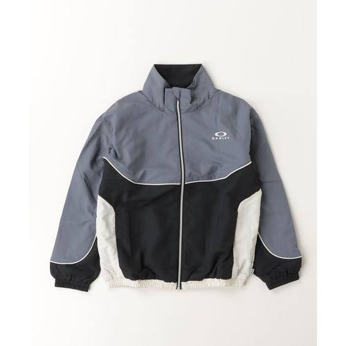 1h可退 日本直邮OAKLEY 儿童宽松保暖连帽风衣 半拉链反光设计 OA - 图0