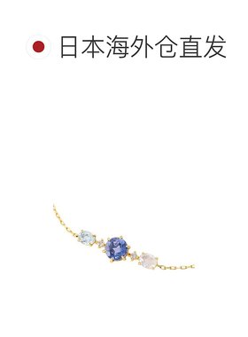 日本直邮日潮 4度C ４℃ K10黄金手链 [112446133001]宝石天然