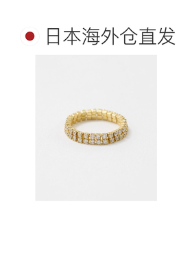 日本直邮BEAUTY&YOUTH UNITED ARROWS 女士 双层链扣戒指 玻璃水