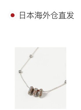 1h可退 日本直邮Ray BEAMS女士叶片石纹项链 61441905158吊坠