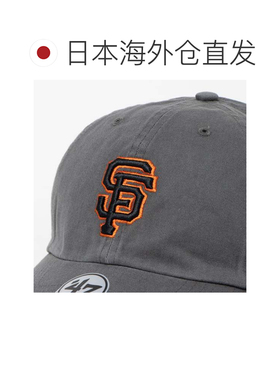 日本直邮NEW ERA 旧金山巨人队 47BRAND 软顶棒球帽 炭灰色 男女