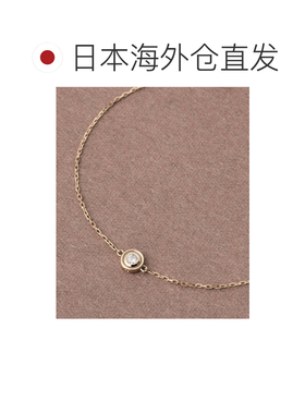 日本直邮ete bijoux 女士 18K浅棕金钻石手链 305【付后1h可退】