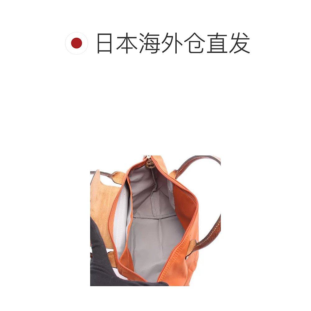 日本直邮中古Longchamp珑骧女包S级99新Top handle手拎斜挎2用帆 - 图1