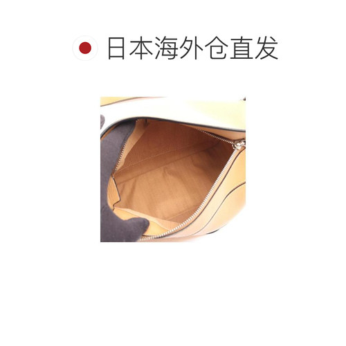 日本直邮中古vintage二奢Loewe罗意威男包A级95新牛皮腰包浅褐色 - 图1