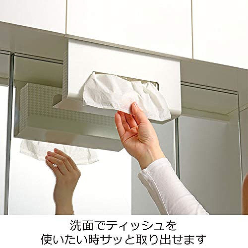 【日本直邮】AUX（厨房用具）日本制纸巾盒银色 UFS5SI-图2