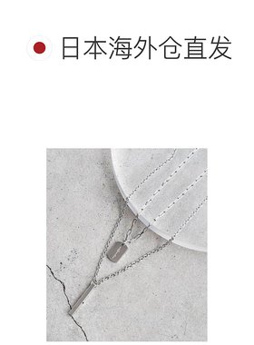 1h可退 日本直邮WEGO 男士双连饰品项链 时尚简约 提升日常搭配气
