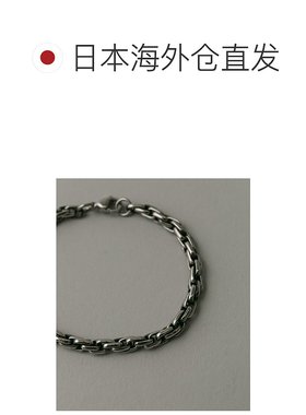 1h可退 日本直邮SMELLY 男士不锈钢加宽链条手链 轻盈佩戴 耐腐蚀