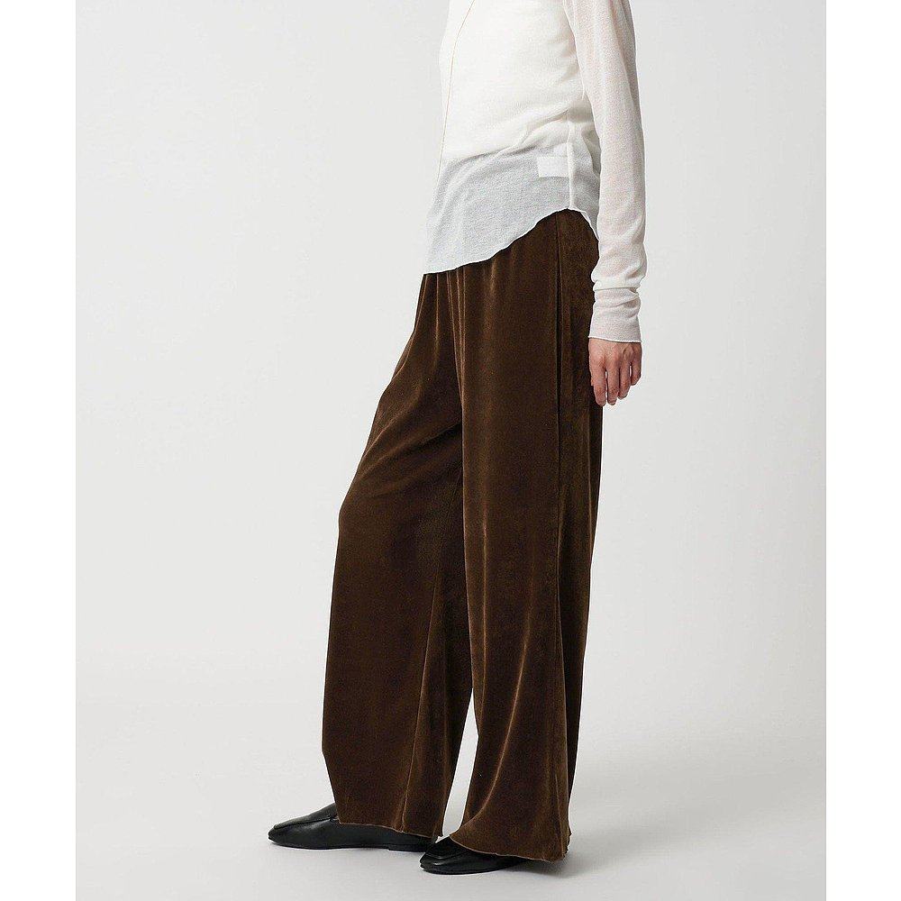 1h可退 日本直邮CITEN 透视植绒裁剪长裤运动裤子宽松印花廓形 - 图2