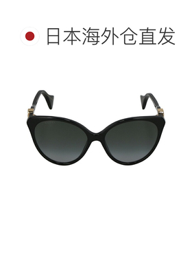 日本直邮Gucci 女士太阳镜 GG1011S 001黑色