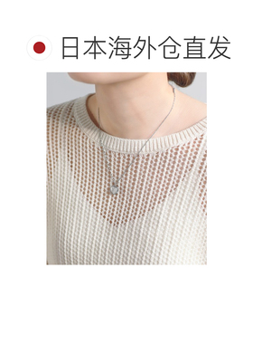 日本直邮ANE MONE女士不易过敏心形石饰项链 OG150217N