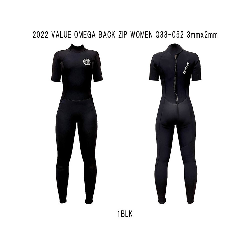 日本直邮2022 RIPCURL VALUE OMEGA 女士3×2 Q33-052 潜水服冲浪 - 图0