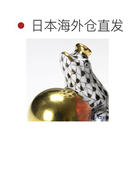 日本直邮HEREND 人偶 15369-0-00 VHMN 青蛙国王 4 厘米 黑色 VH