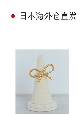 1h可退 日本直邮manana suerte 女士 宽松设计 立体蝴蝶结戒指 个