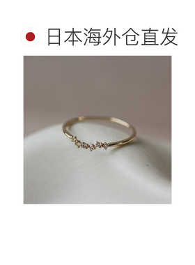 1h可退 日本直邮cui-cui 钻石 克拉斯特戒指 K10YG 755031