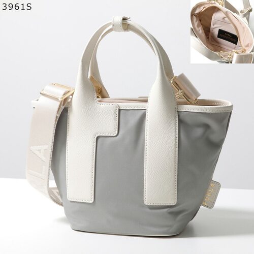 日本直邮Furla PIUMA 手提包小号WB01270 BX3050女士皮革尼龙手提 - 图0