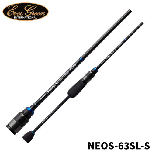 日本直邮EVERGREEN 小型路亚竿 海神咸感 Neo NEOS-63SL-S - 图0