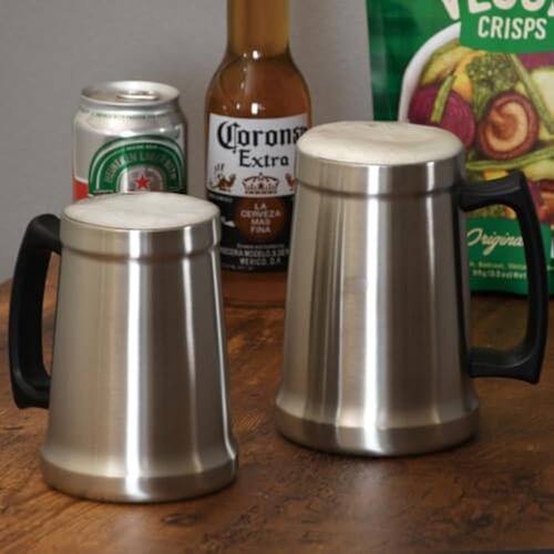 【日本直邮】珍珠金属 不锈钢保温啤酒杯480ml HC-313 - 图2