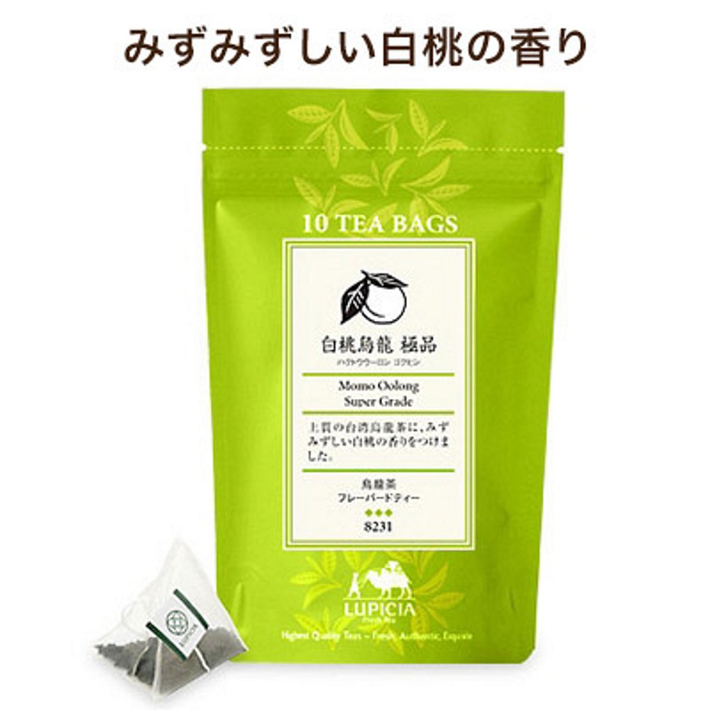 日本直邮Lupicia乌龙茶白桃乌龙极品茶包（10包）-图2