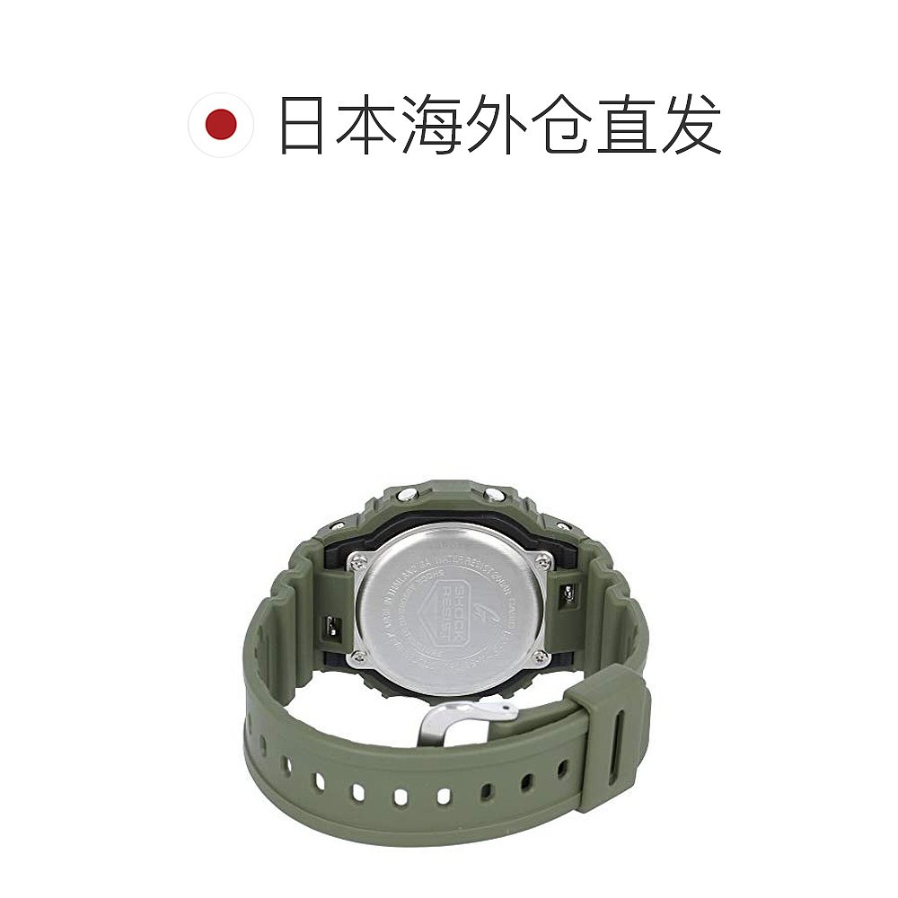 卡西欧男士电子表G-SHOCK DW-5610SU-3限定军卡其色-图1