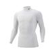 Mizuno Men's Turtleneck Long Sleeve Stretch Tights Sweat-Absorbent Anti-UV Matte White