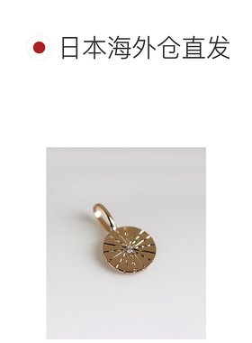 1h可退 日本直邮cui-cui 男女同款 K10黄金白金配对项链吊坠 0.01