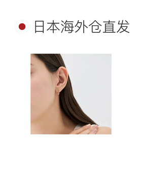 日本直邮4℃ K10 粉红金水滴耳环 YONDOSEI 腕表 耳饰饰品