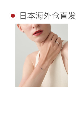 日本直邮agete 阿卡朵 女士 银饰多宝石手链 1026【付后1h可退】