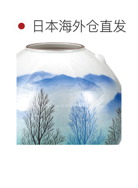 日本直邮九谷烧礼品包装7.5号花瓶 银色木花瓶 热门礼物礼物 回礼