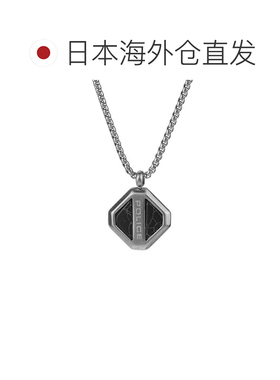 日本直邮POLICE 男士项链 DOLOMITE GN0078401银色和黑色配饰