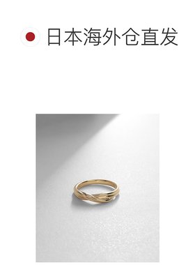 日潮跑腿COCOSHNIK 交叉指环戒指 10配饰