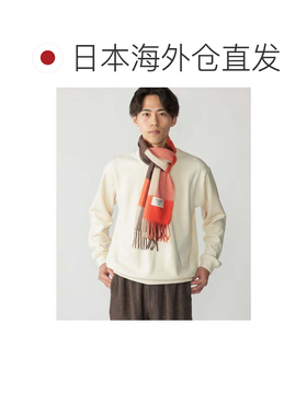 日本直邮SHIPS 羊绒单层三块围巾 黄色