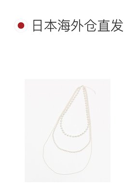 1h可退 日本直邮GLOBAL WORK女士三连项链简约时尚设计感三层配饰