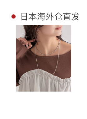 1h可退 日本直邮mystic 女士双层蛇链项链 华丽光泽显优雅 MYZ105