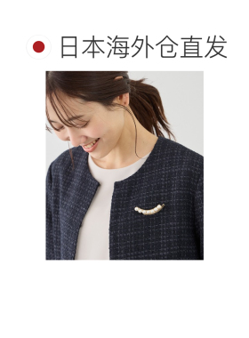 日本直邮ROPE' PICNIC 若佩尼 女士 珍珠曲线胸针【付后1h可退】