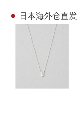 日本直邮Jouete 女士 极简风马蹄形锆石吊坠项链 065508065509