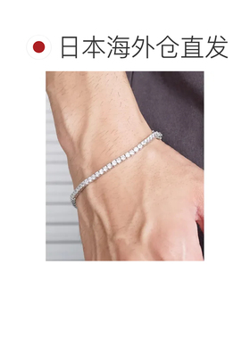 1h可退 日本直邮SBG 男女同款CZ网球链手链 18K金镀金合金材质 嘻